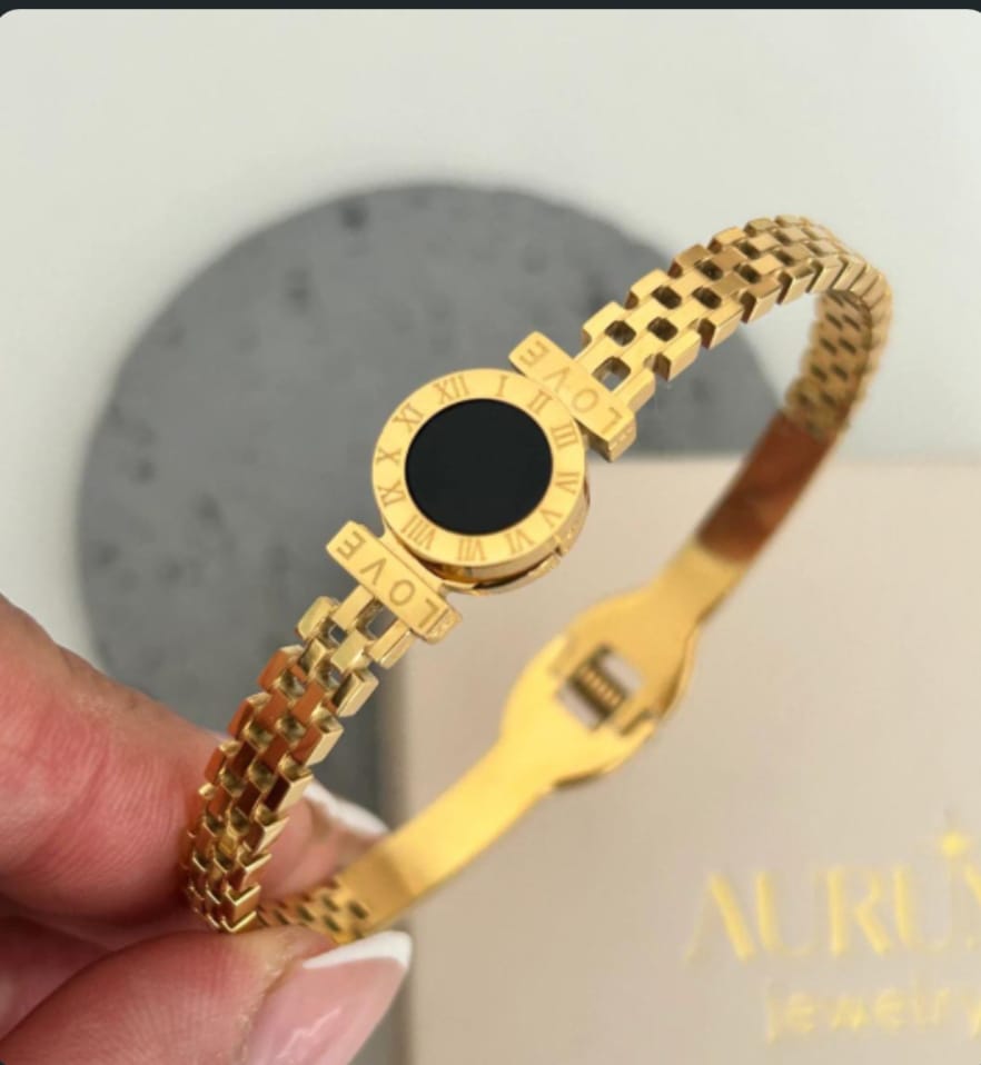 Bulagari Stainless Steel Hand Cuff