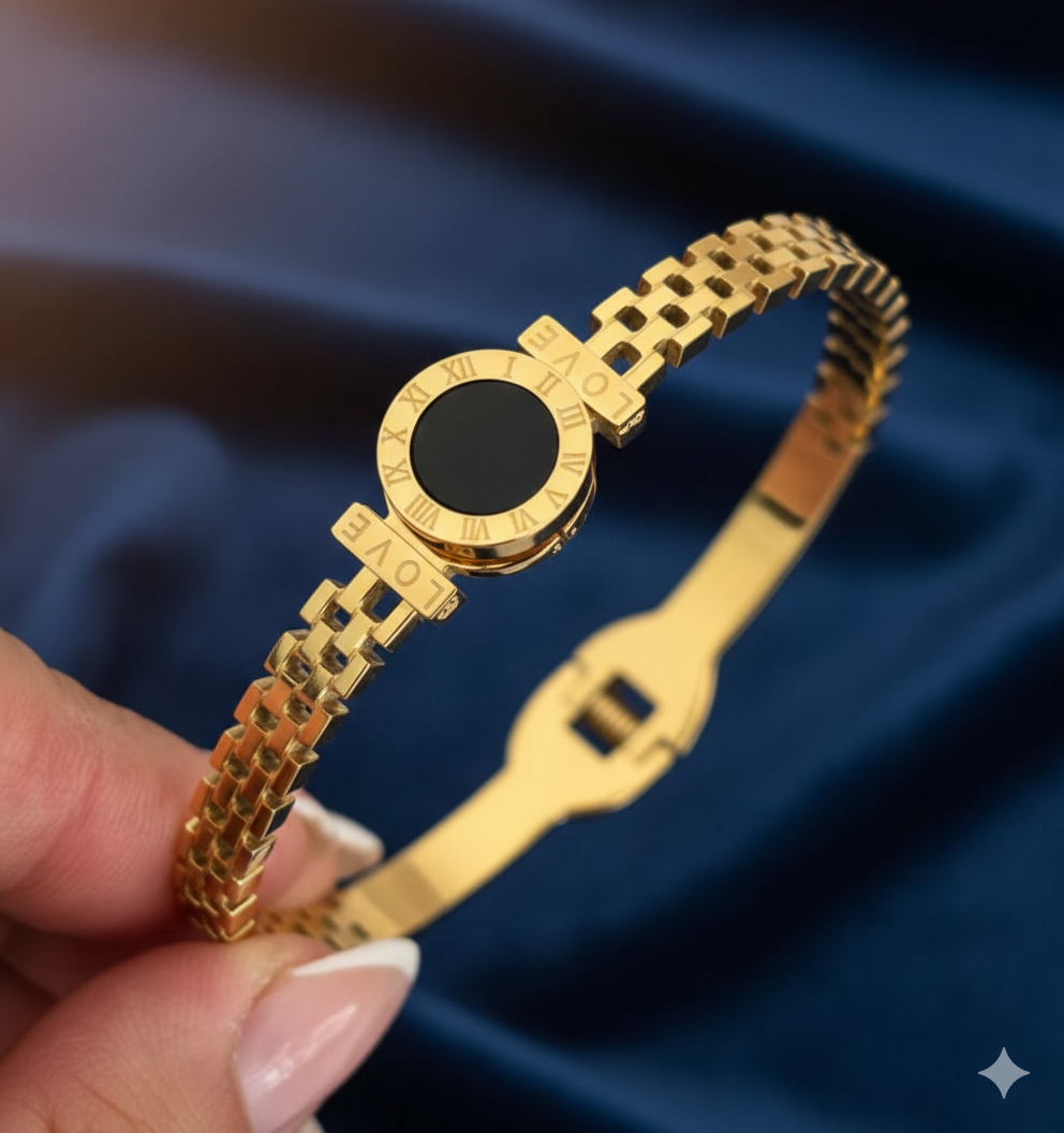 Bulagari Stainless Steel Hand Cuff