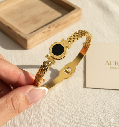 Bulagari Stainless Steel Hand Cuff