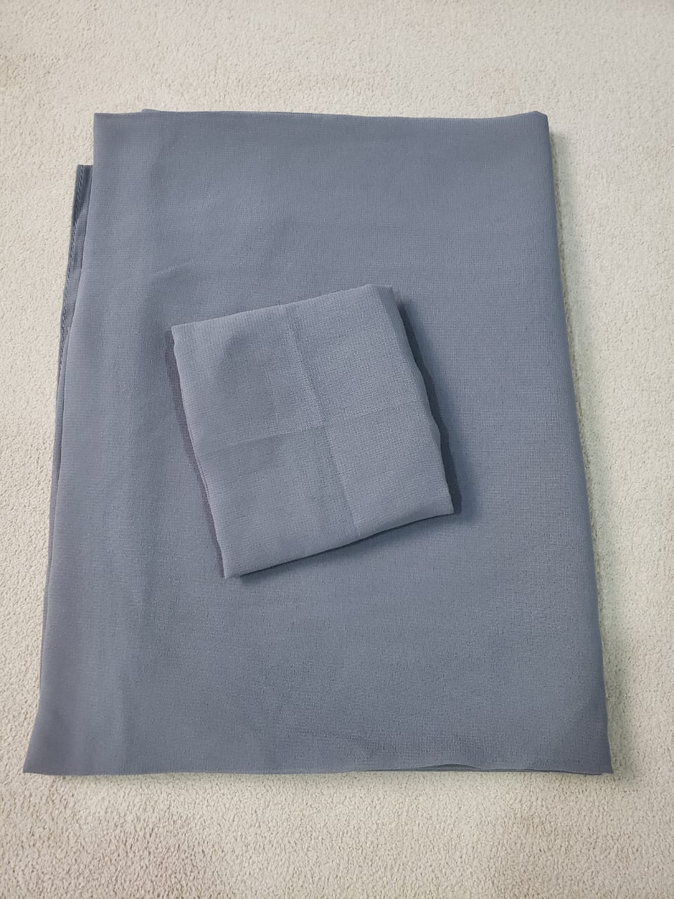 Steel Grey Niqab Set