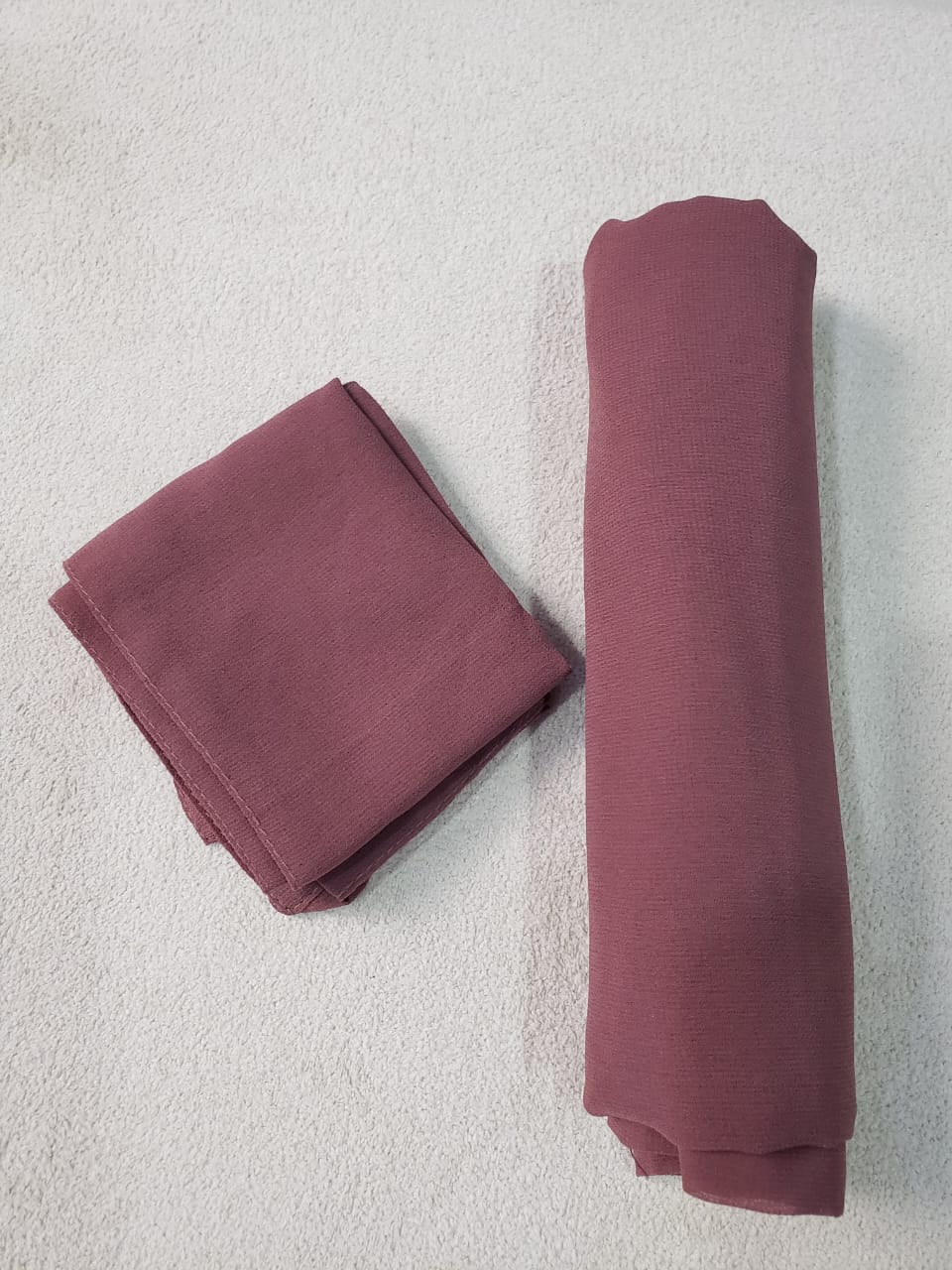 Dusty Plum / Mauve Brown Niqab set