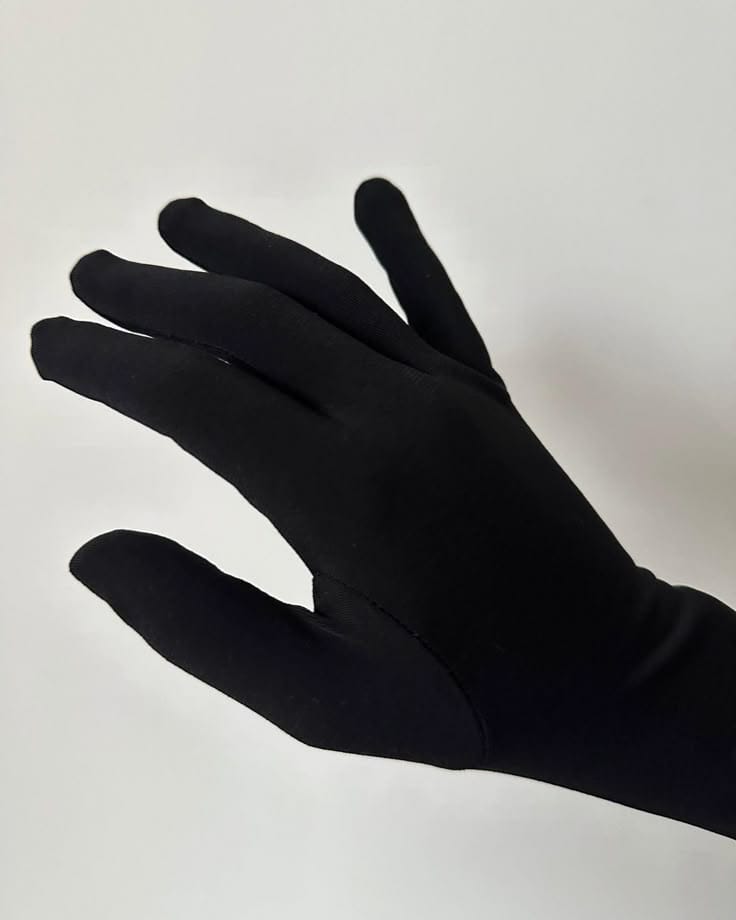 Premium Modest Wear Hand Gloves – Black
